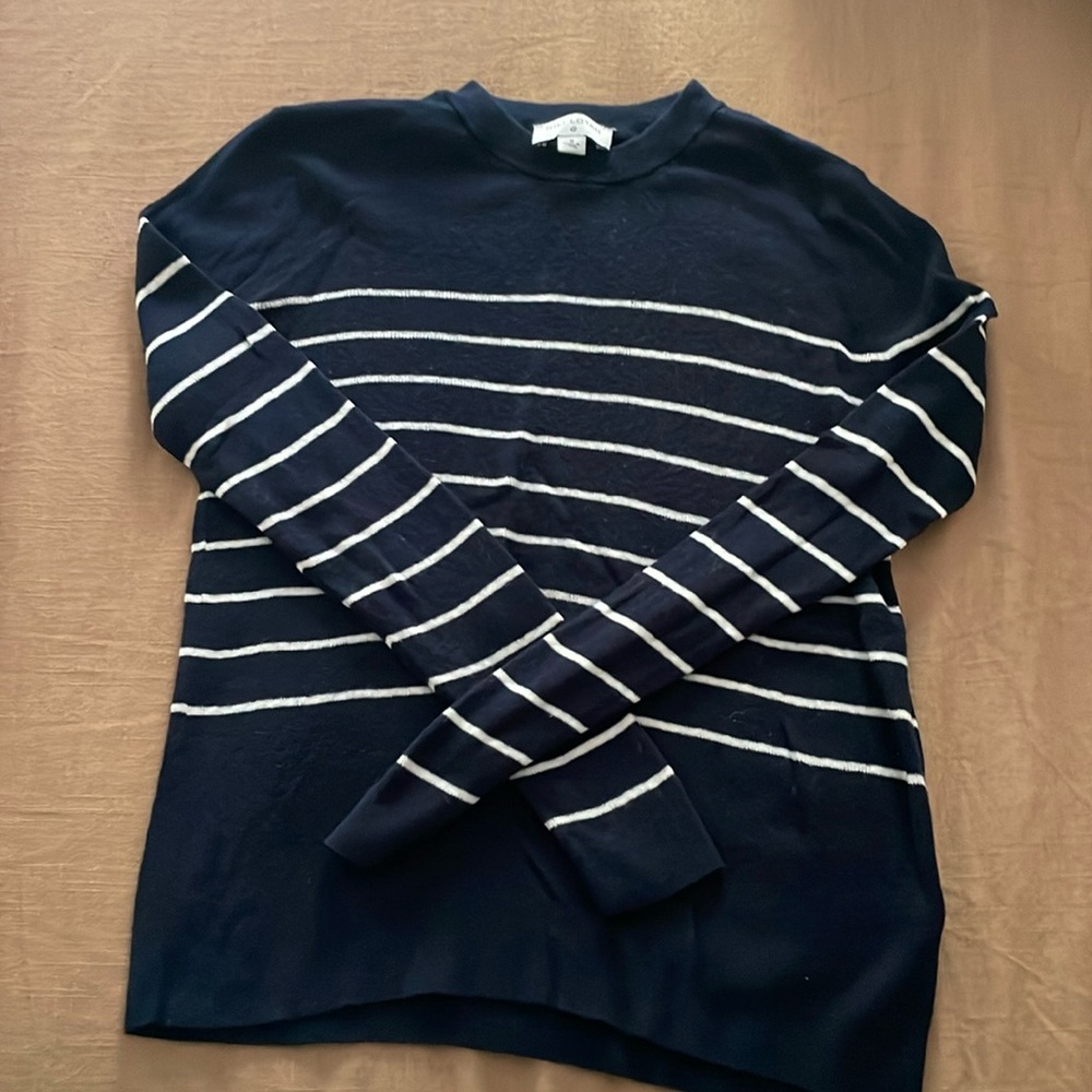 Target Nili Lotan navy stripe sweater-M